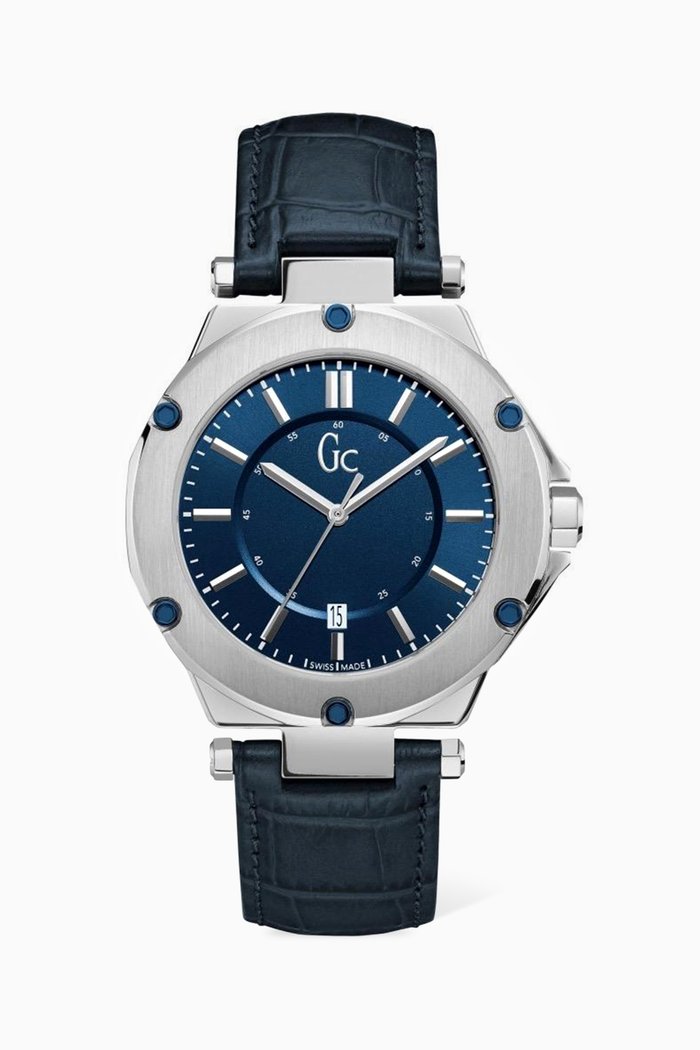 

GC-3 Leather Watch, Blue
