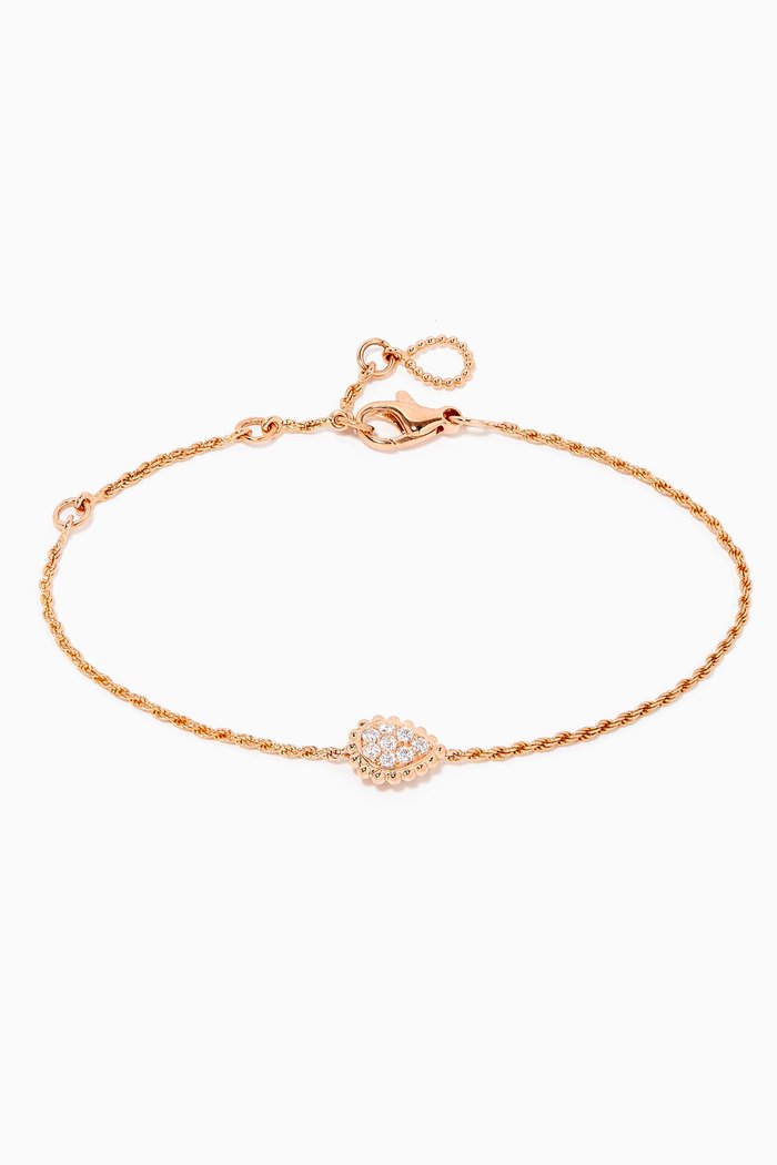 

Serpent Bohème Chain Bracelet, Rose gold