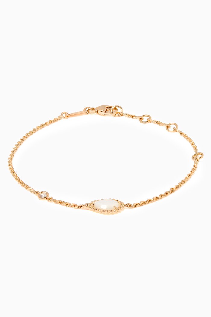 

Serpent Bohème XS Mother-Of-Pearl Bracelet, Yellow