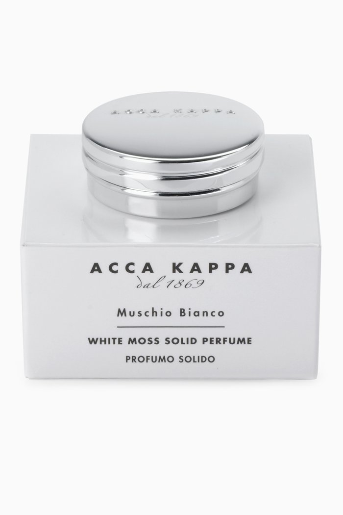 

White Moss Solid Perfume, 10ml, Multicolour