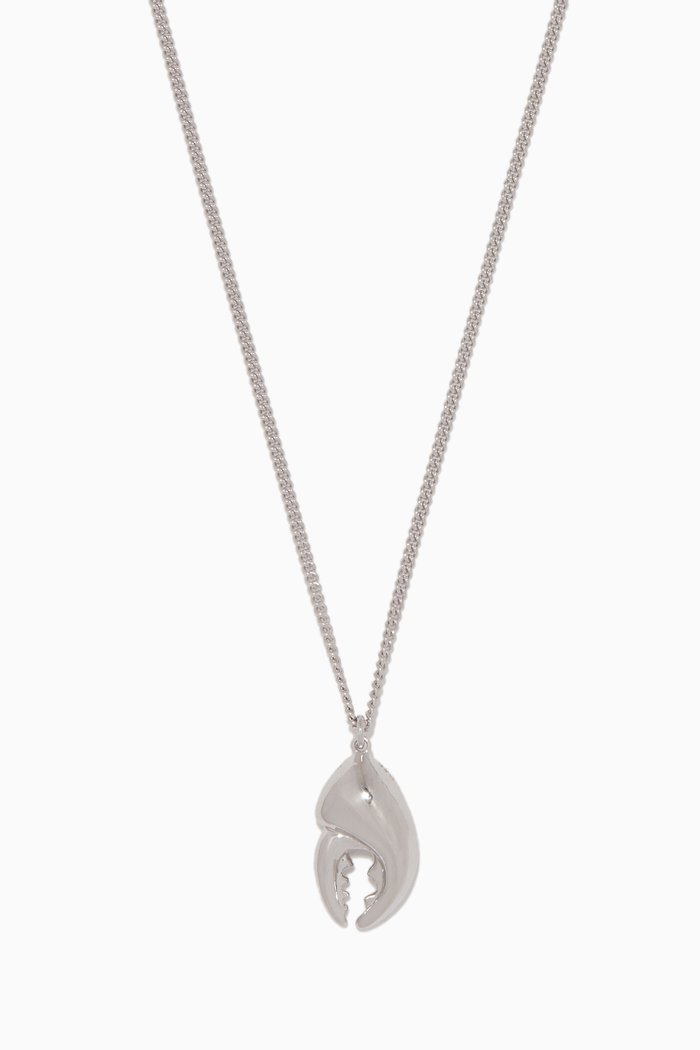 

Sterling Silver Lobster Claw Necklace