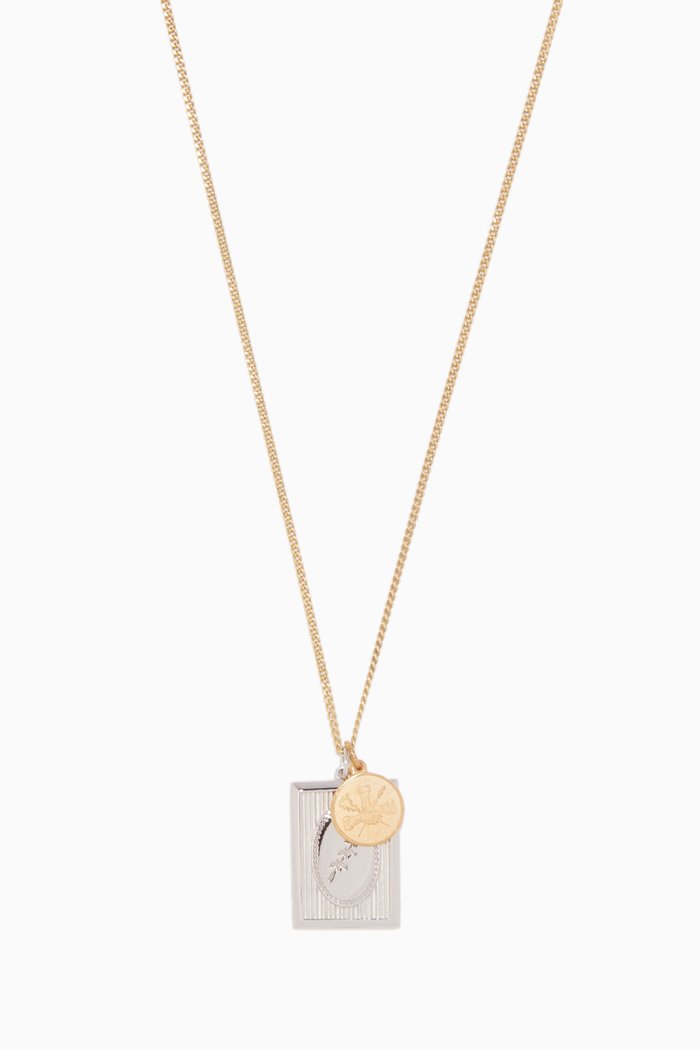 

Bird Frame Necklace, Silver