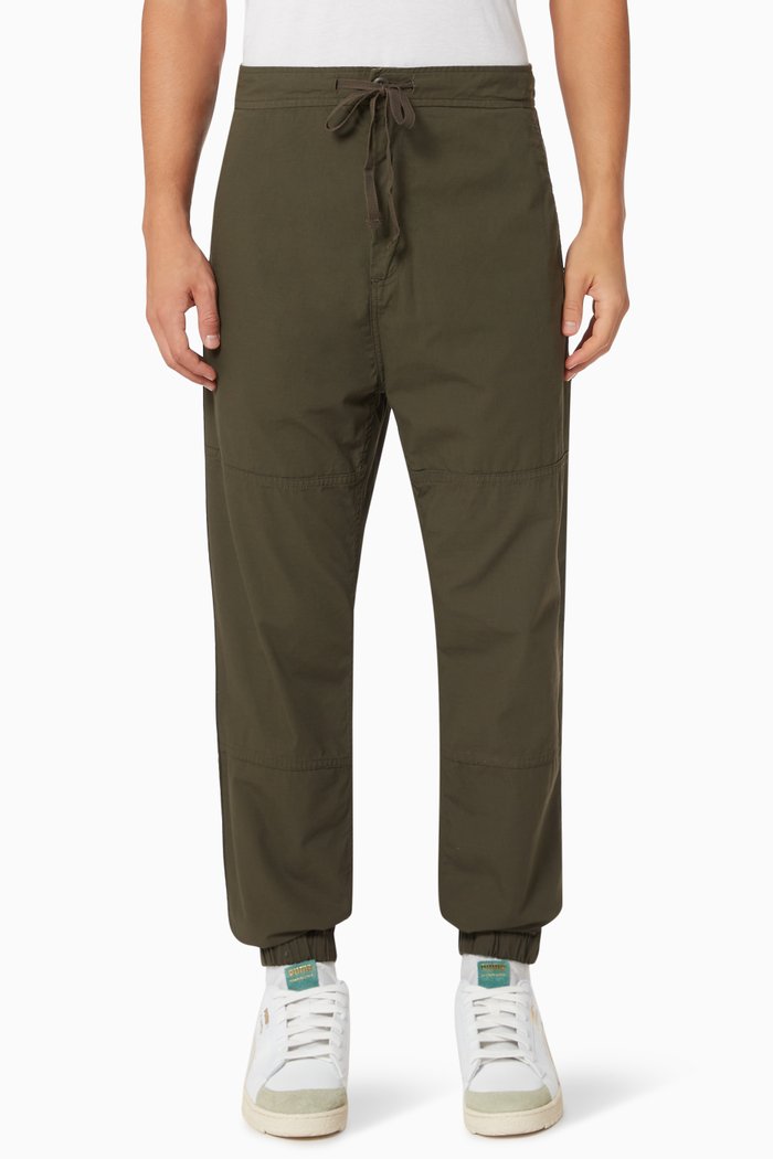 

Marshall Joggers in Cotton, Green