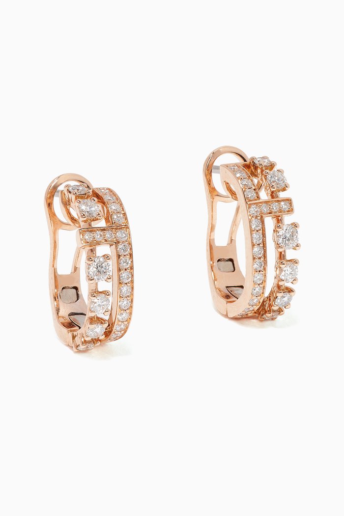 

Avenues Rose Gold & Diamond Earrings