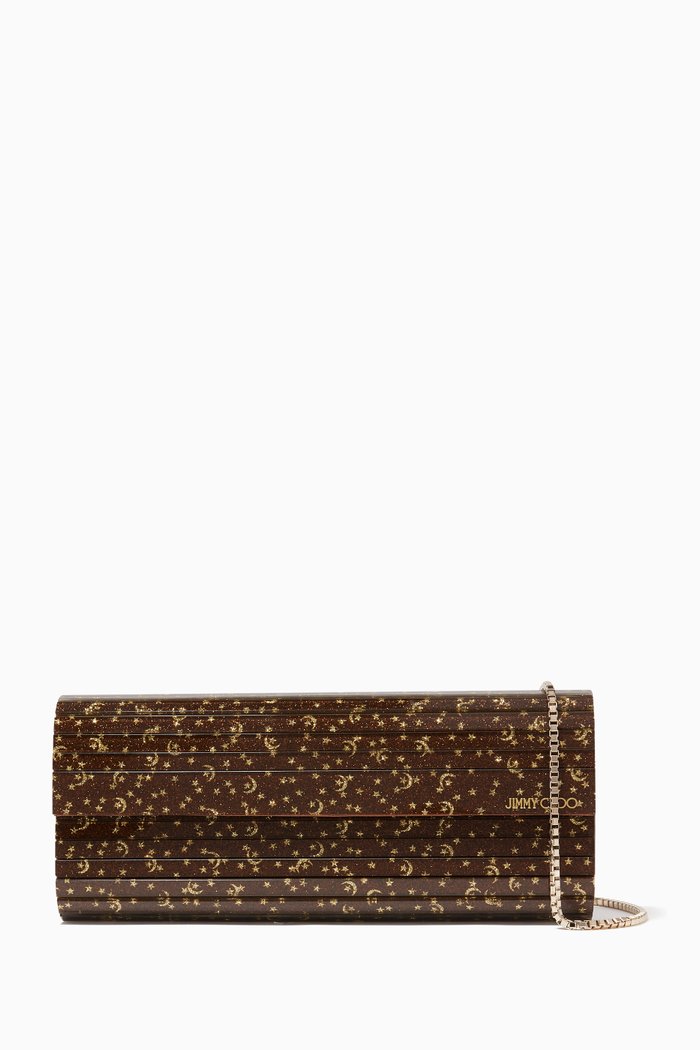 

Sweetie Moon & Star Clutch, Metallic