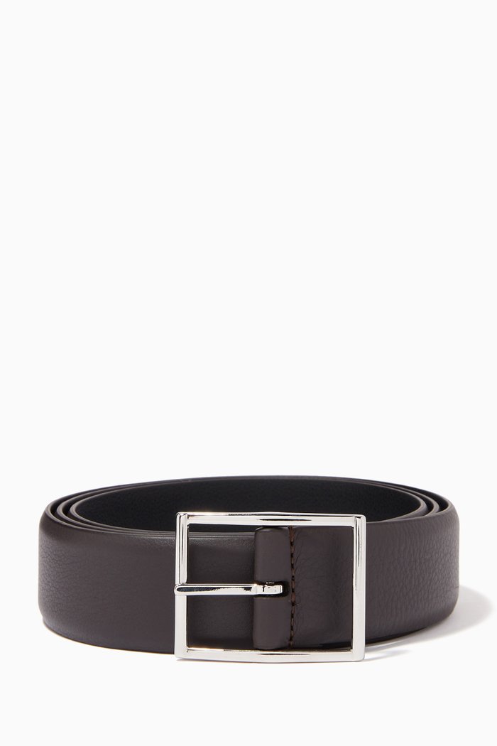 

Reversible Bi-Colour Belt, Brown