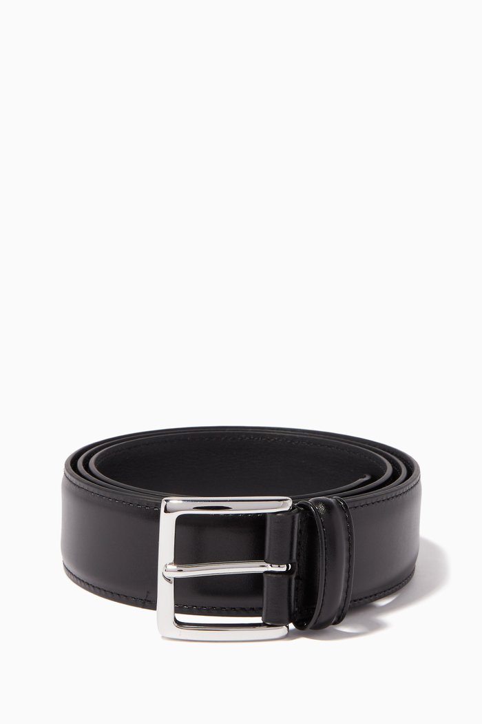 

Classic Leather Belt, Black