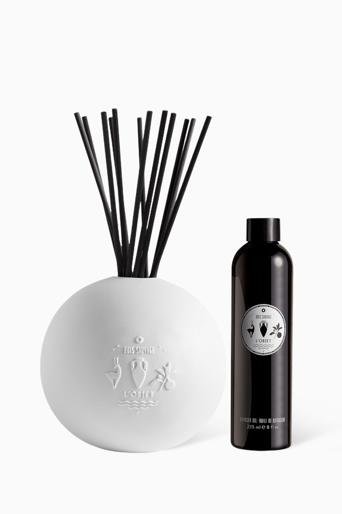 

Bois Sauvage Porcelain Diffuser Set, Multicolour