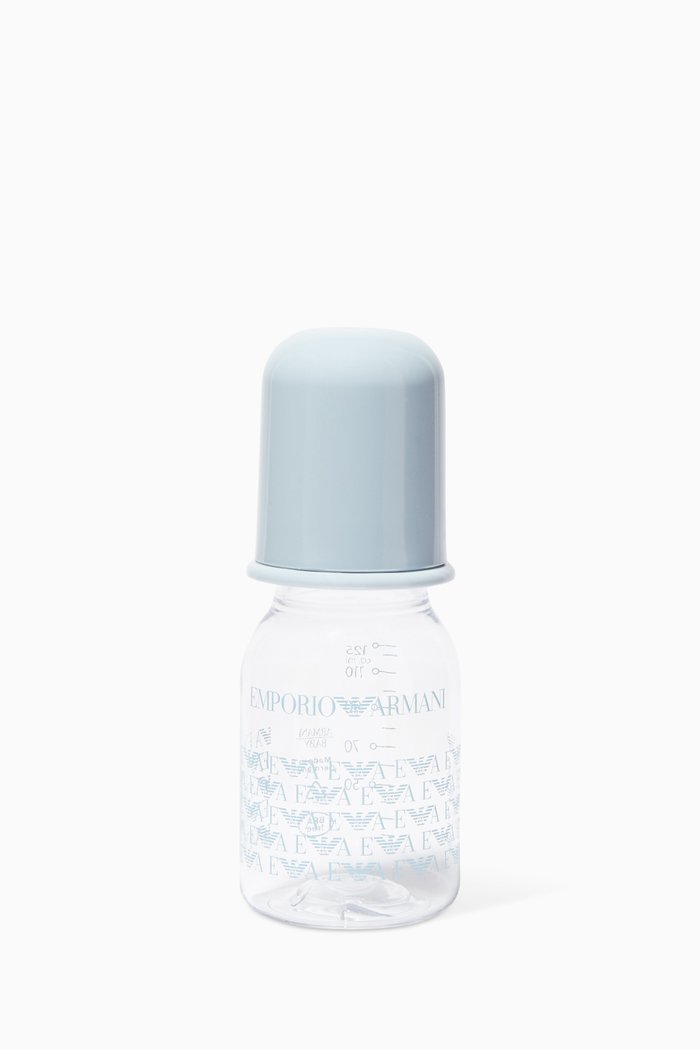 

Logo-Print Baby Bottle, 125ml, Blue