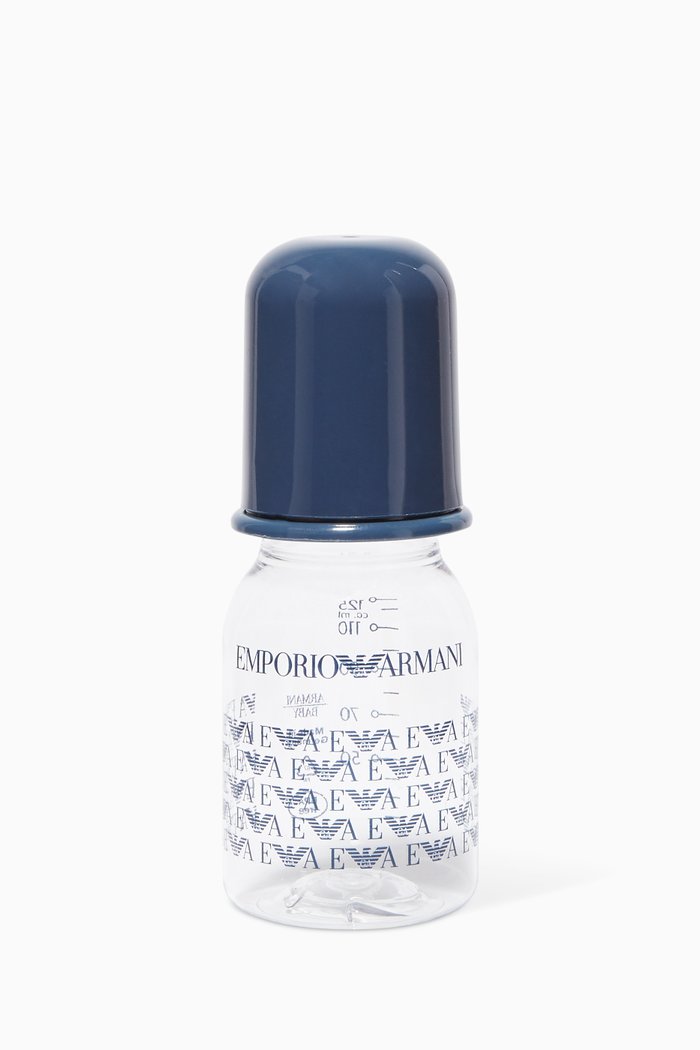 

Logo-Print Baby Bottle, 125ml, Blue