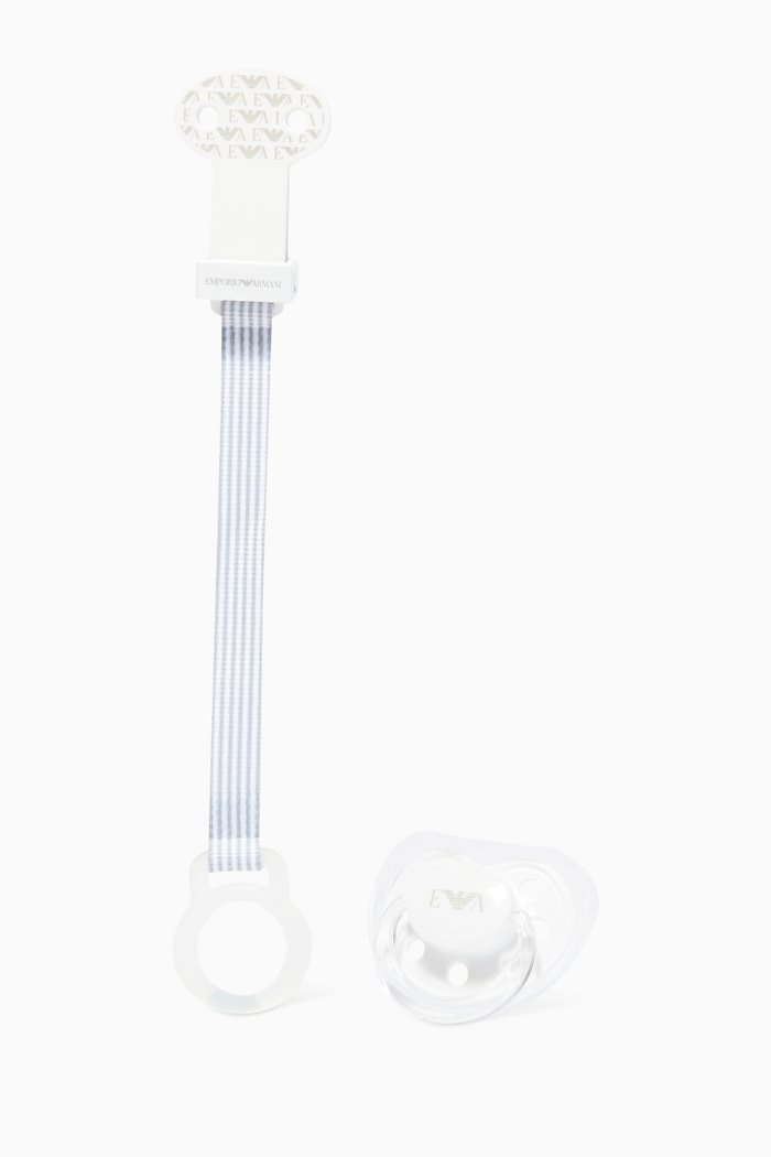 

Logo-Print Pacifier, White