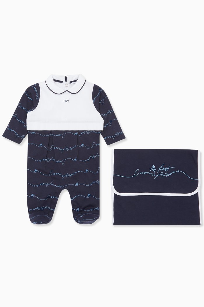 

My First Armani Gilet Jumpsuit, Blue