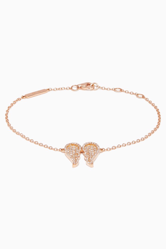 Rose-Gold & Diamond Freedom Bracelet