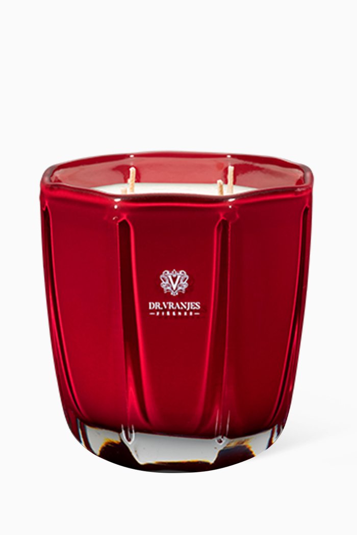 

Rosso Nobile Decorative Candle, 500g, Colourless