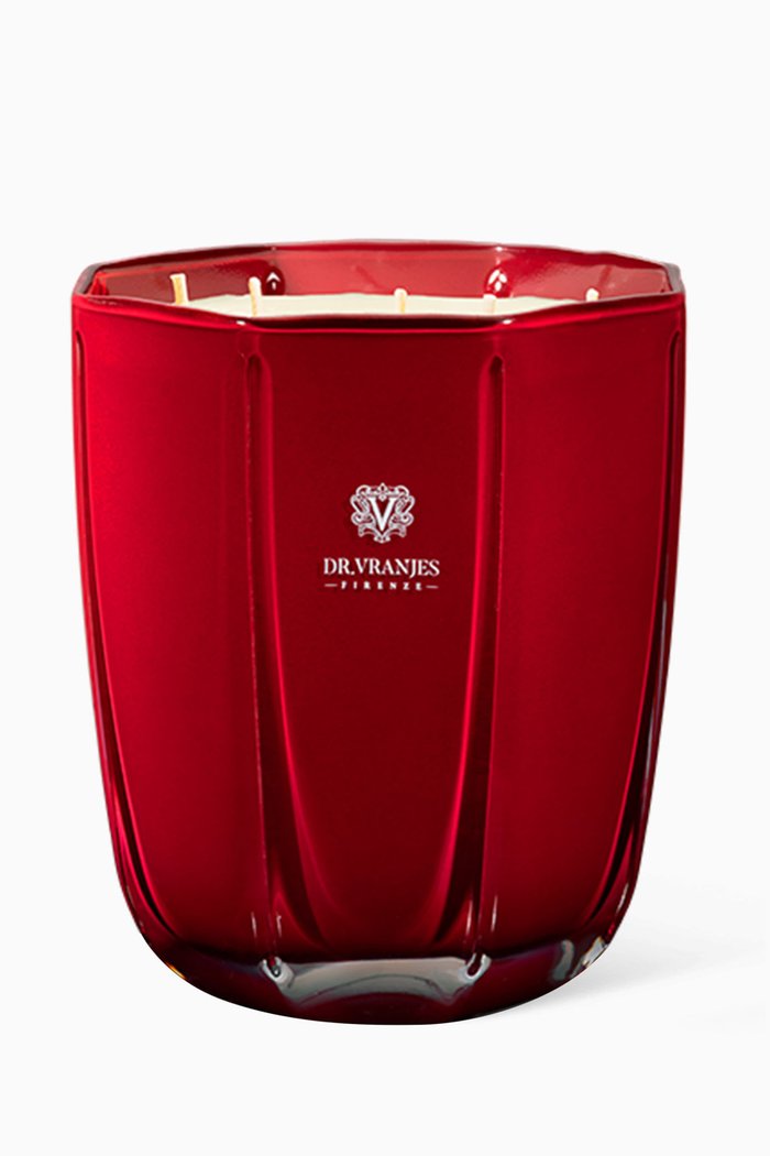 

Rosso Nobile Decorative Candle, 1kg, Colourless