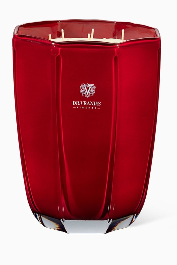

Rosso Nobile Decorative Candle, 3kg, Colourless