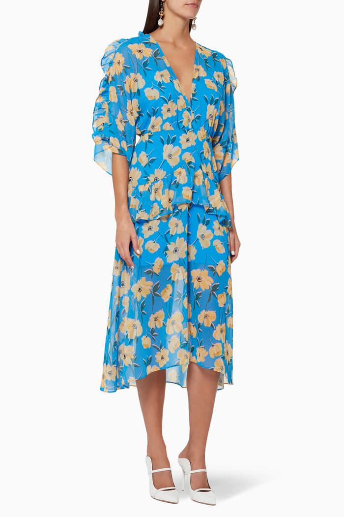 

Sicily Sway Midi Dress, Blue