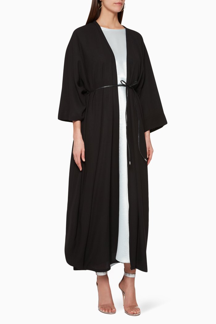 

Hybrid Crepe Abaya, Black