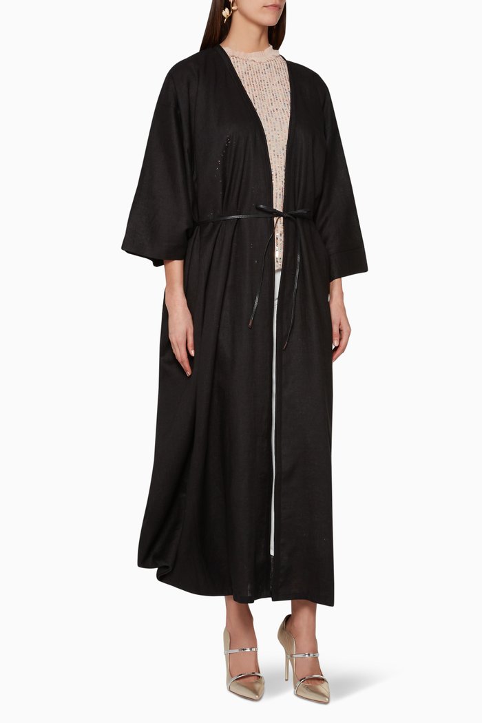 

Hybrid Crepe Abaya, Black