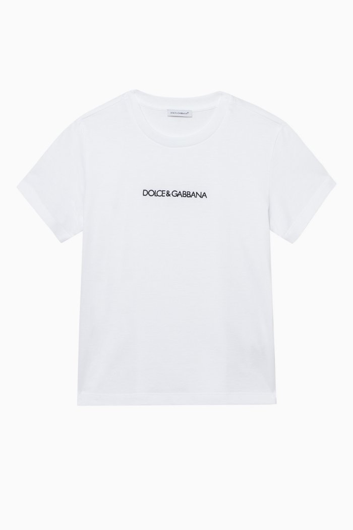 

Embroidered Logo T-Shirt, White