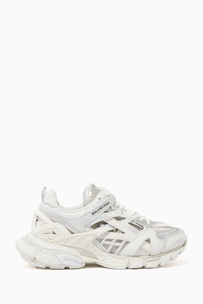 

Track.2 Sneakers in Neoprene & Rubber, White