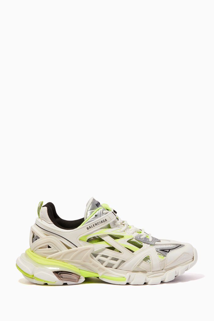 

Track.2 Sneakers in Neoprene & Rubber, White