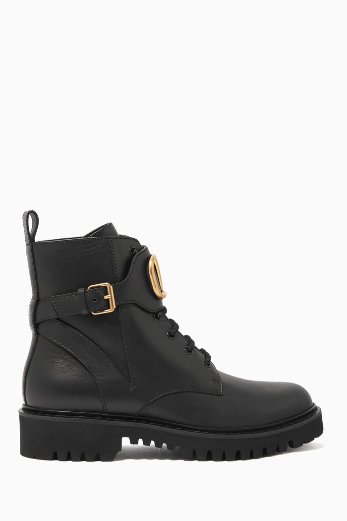 

VLOGO Combat Boots, Black