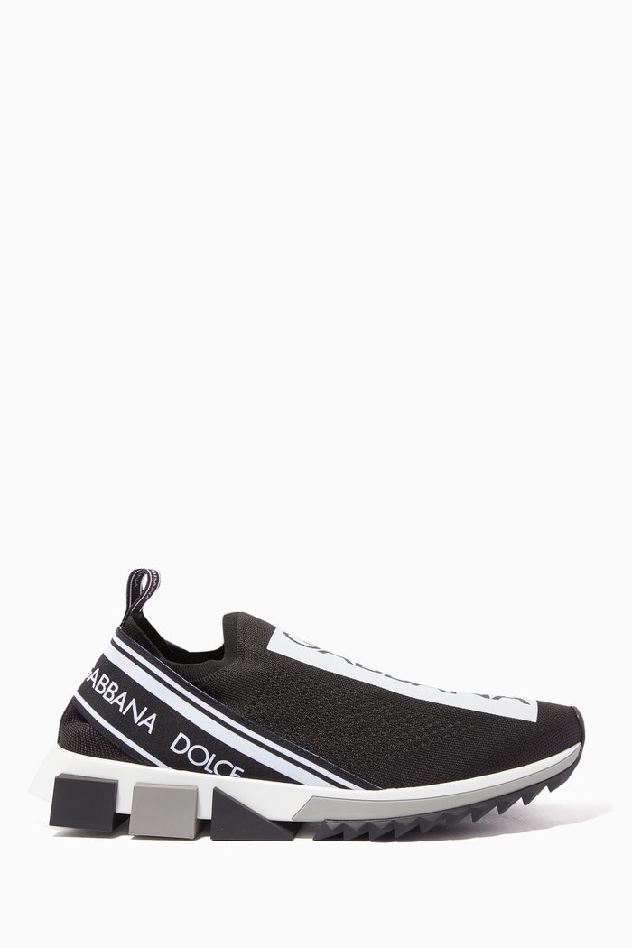 

Sorrento Stretch-Knit Sneakers, Black