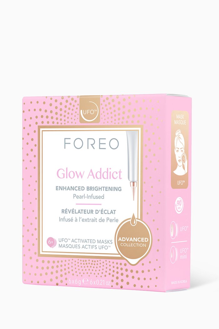 

Glow Addict UFO-Activated Masks, Set of 6, Multicolour