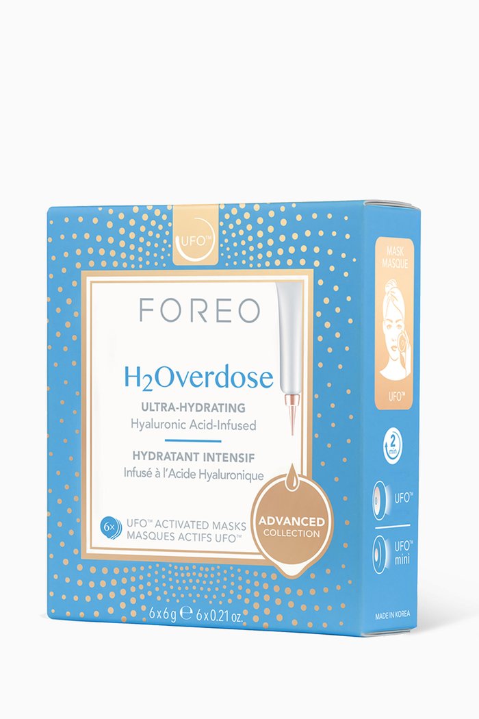 

H2Overdose UFO-Activated Masks, Set of 6, Multicolour