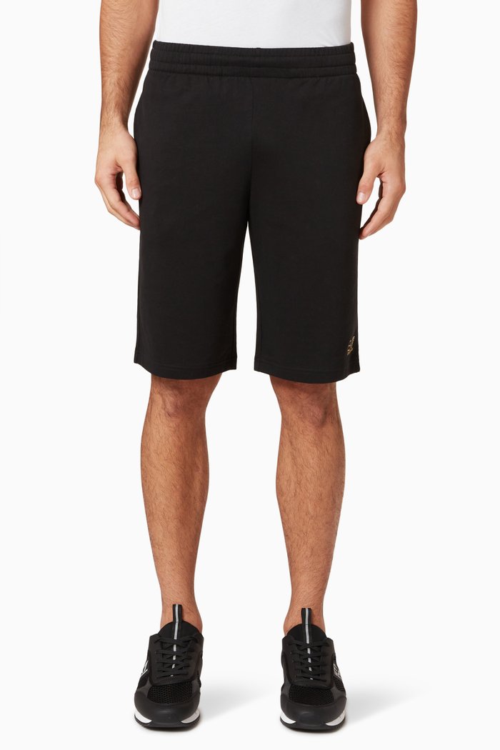 

EA7 Train Core Bermuda Shorts in Jersey, Black