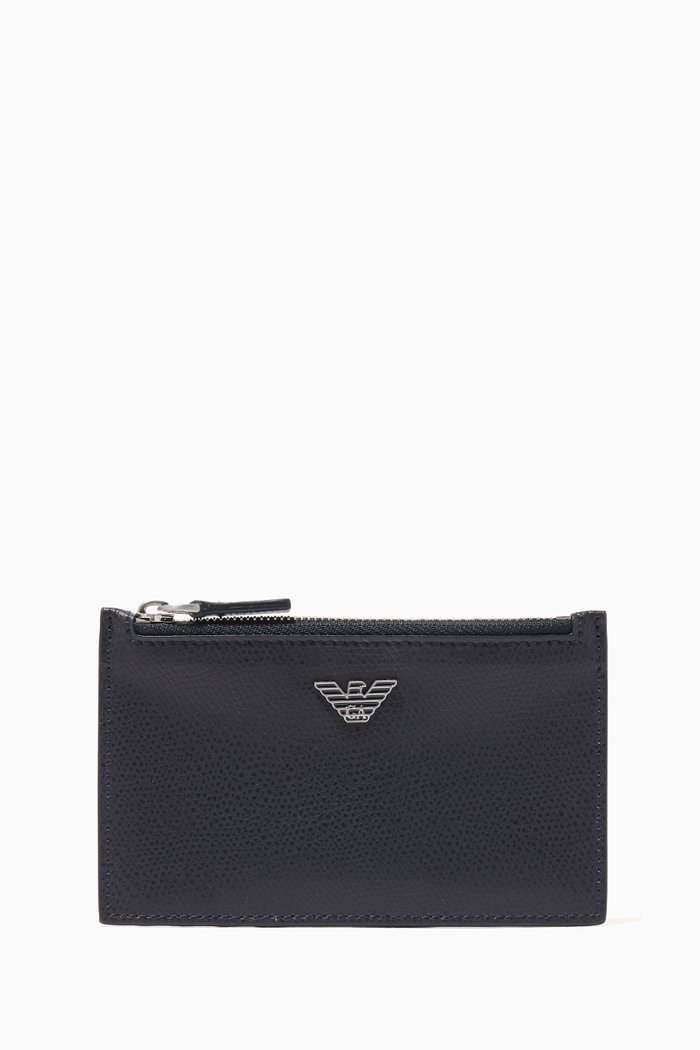 

Logo Card Holder, Blue