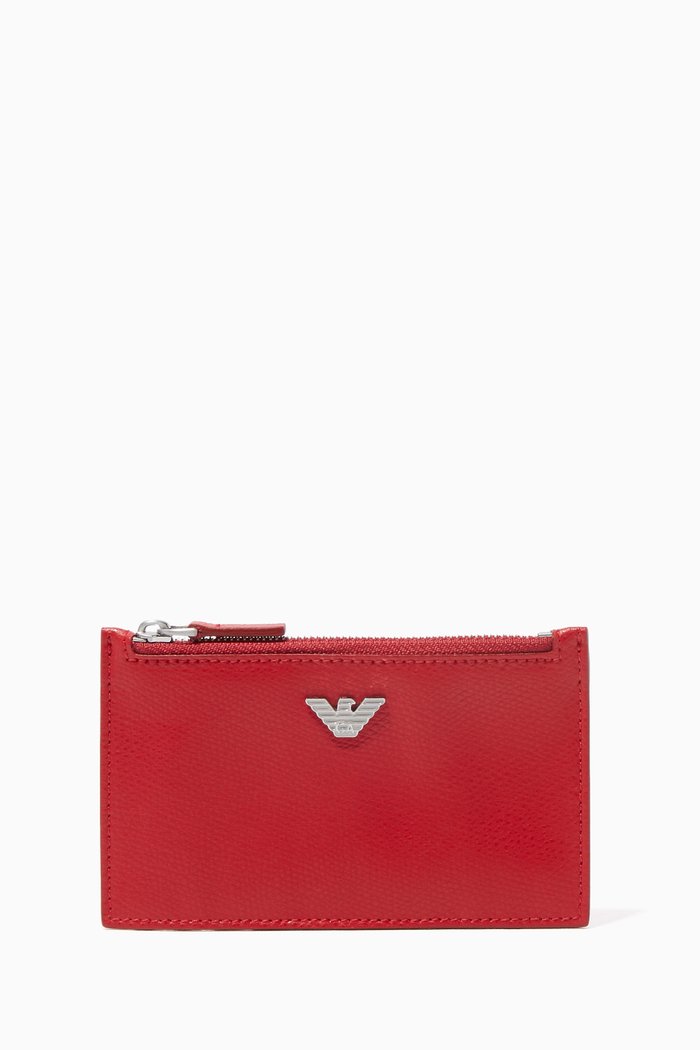 

Logo Card Holder, Red