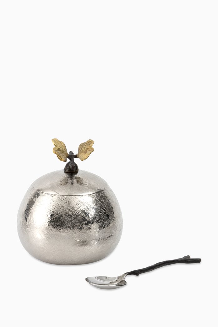 

Butterfly Gingko Pot & Spoon, Multicolour