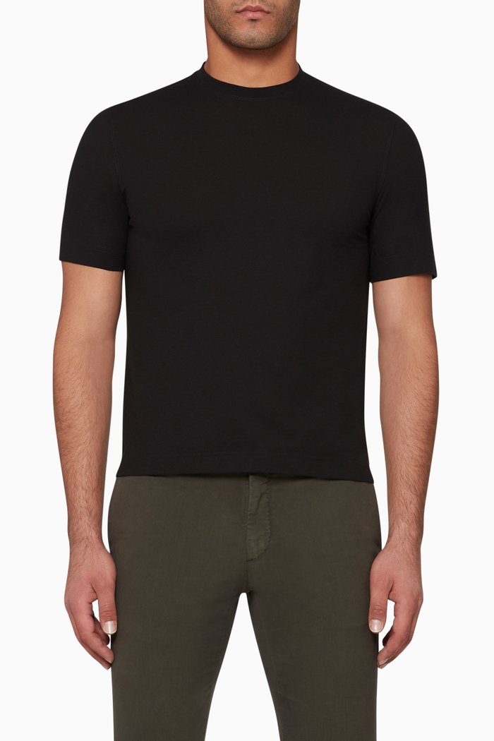 

Zanone IceCotton T-Shirt, Black