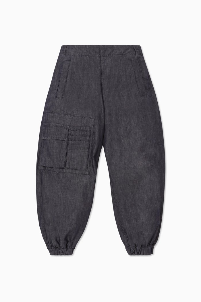 

Amor Denim Cargo Pants, Blue