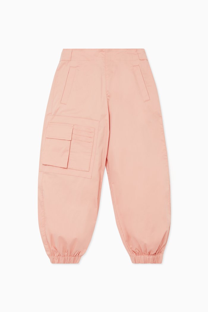 Amor Denim Cargo Pants, Pink