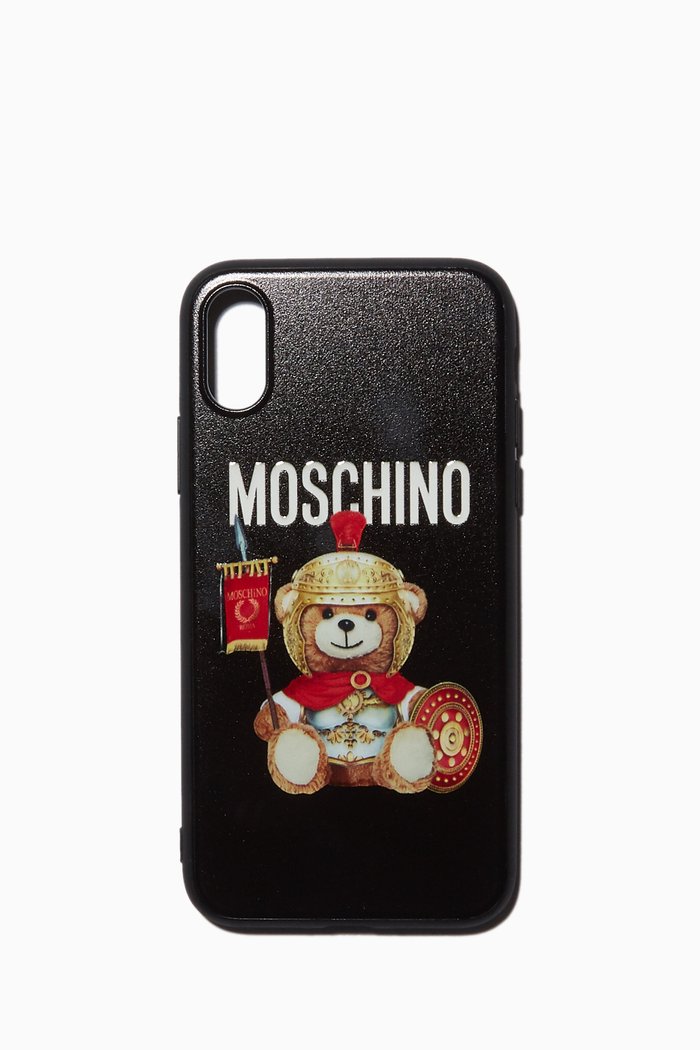 

Roman Teddy Bear iPhone XS Cover, Black