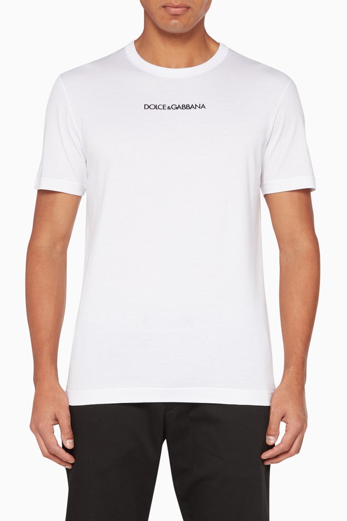

Logo Embroidered T-Shirt, White