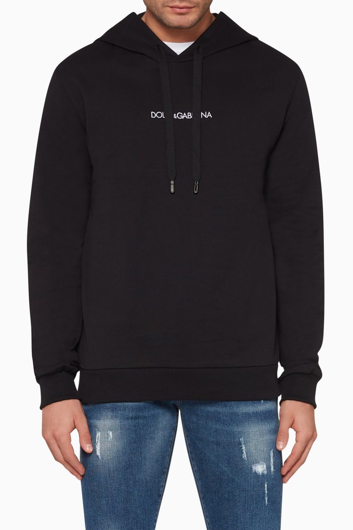 

DG Logo Hoodie Sweatshirt, Black