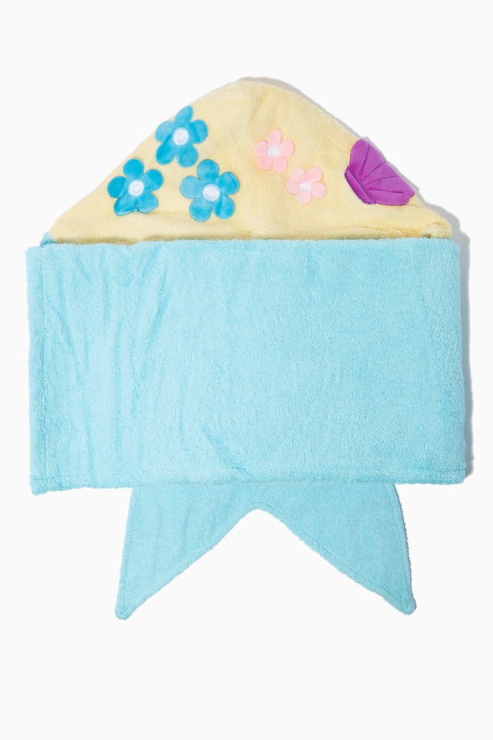 

Mermaid Hooded Towel, Blue