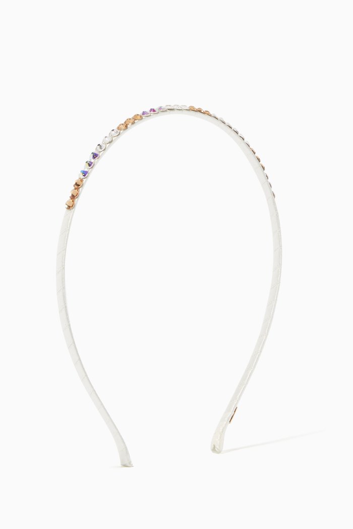 

Crystal-Embellished Hairband, Silver