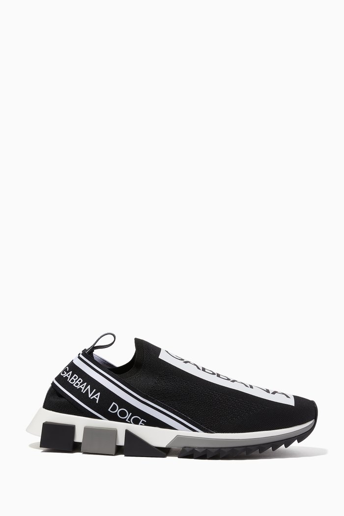 

Sorrento Stretch-Knit Sneakers, Black