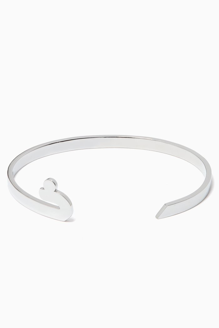 

Arabic Kha Letter Silver Cuff