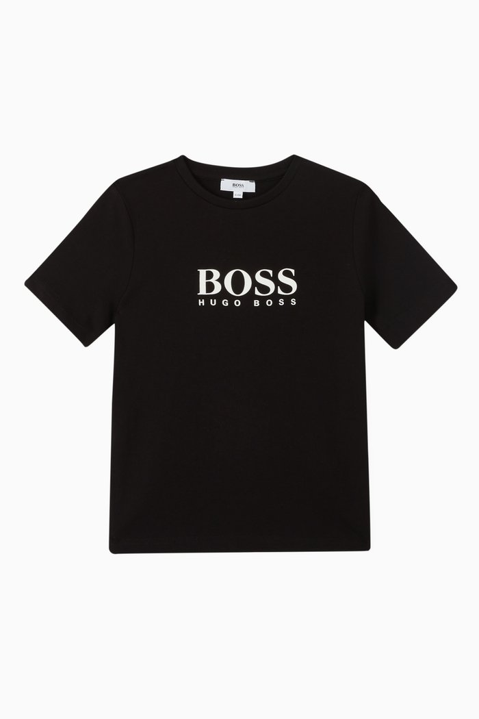 

Logo Cotton T-Shirt, Black