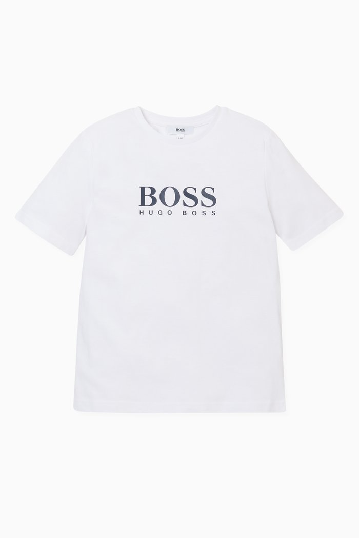 

Logo Cotton T-Shirt, White