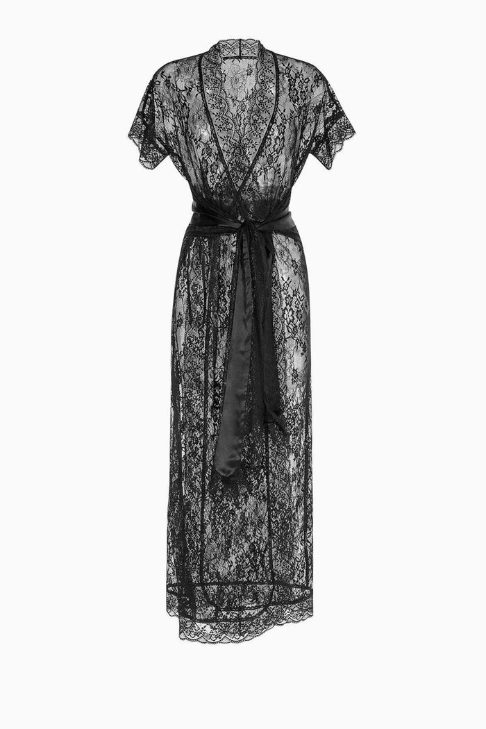 

Marianna Lace Robe, Black