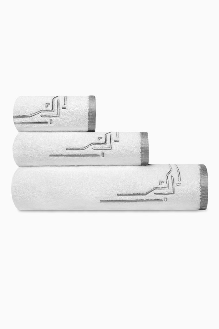 

Jasper Embroidered Towel, 40x60cm, White
