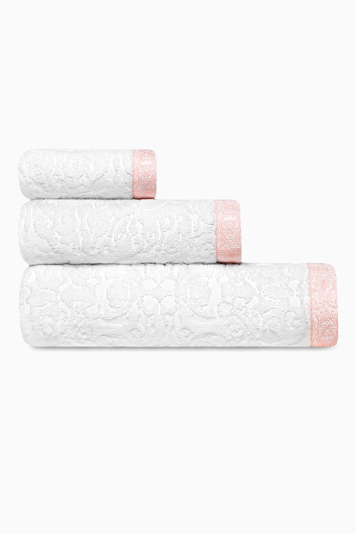 Elizabeth Towel, Set Of 3, White