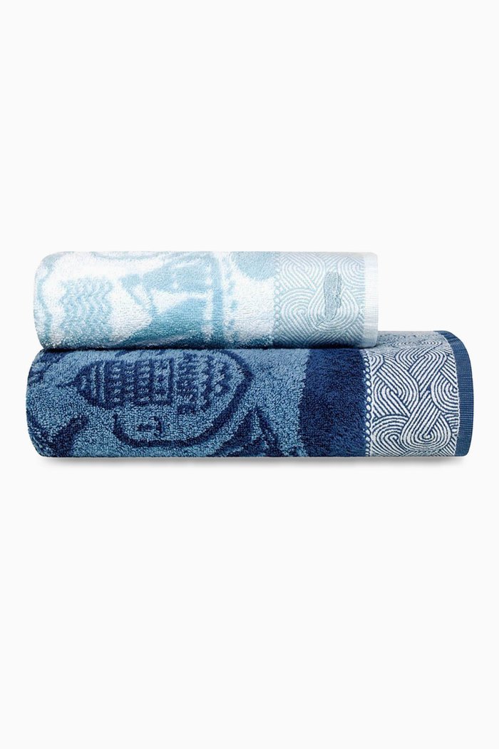 

Sea Adventures Hand Towel, Blue